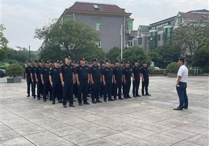 浙江民泰公司組織隊列小教員培訓(xùn)